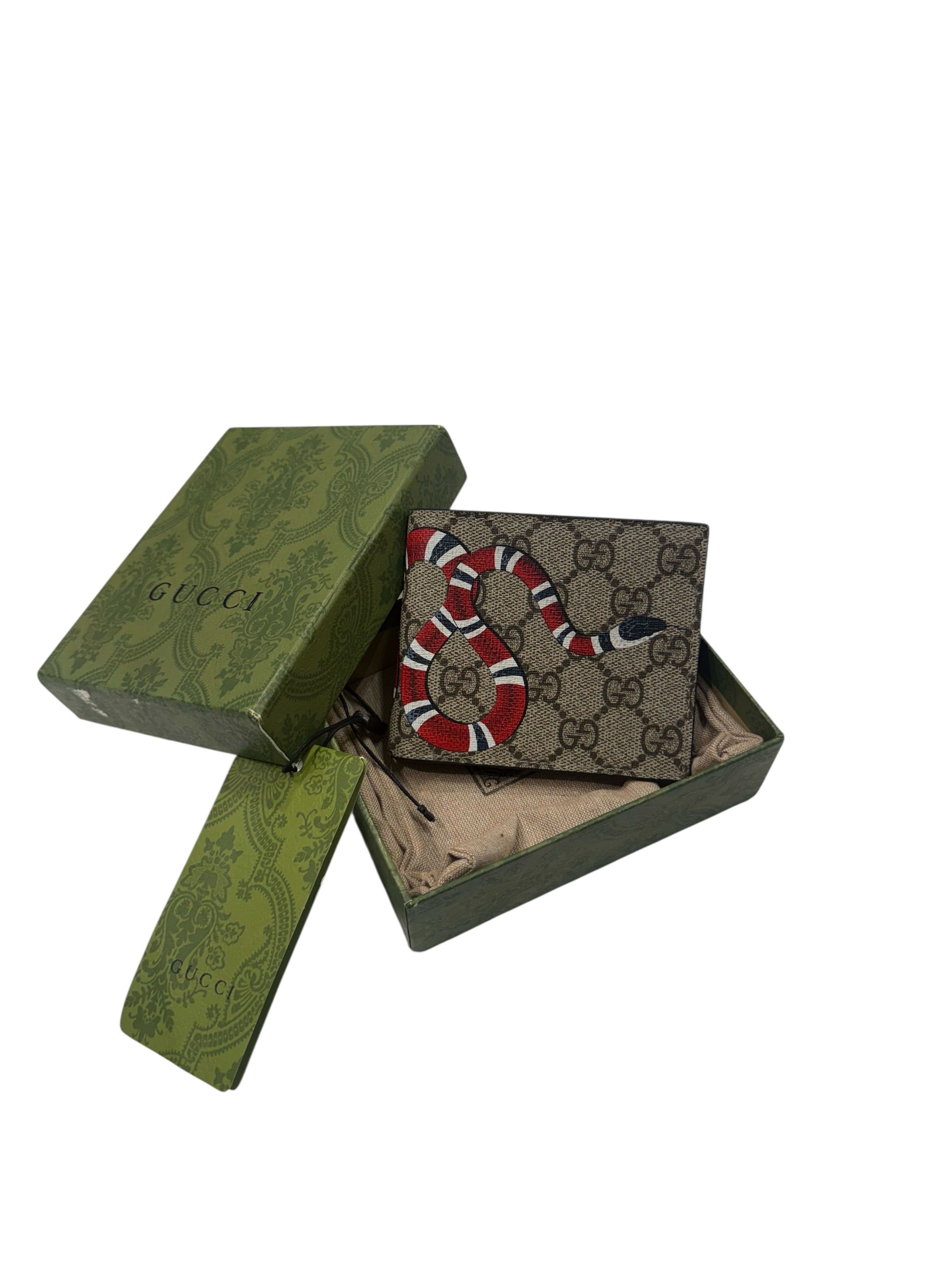 Gucci - Portefeuille GG à Rabat Serpent GG | Les Folies d’Eugénie