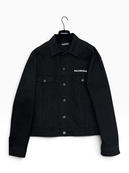 Balenciaga - Veste Denim Oversized Noir