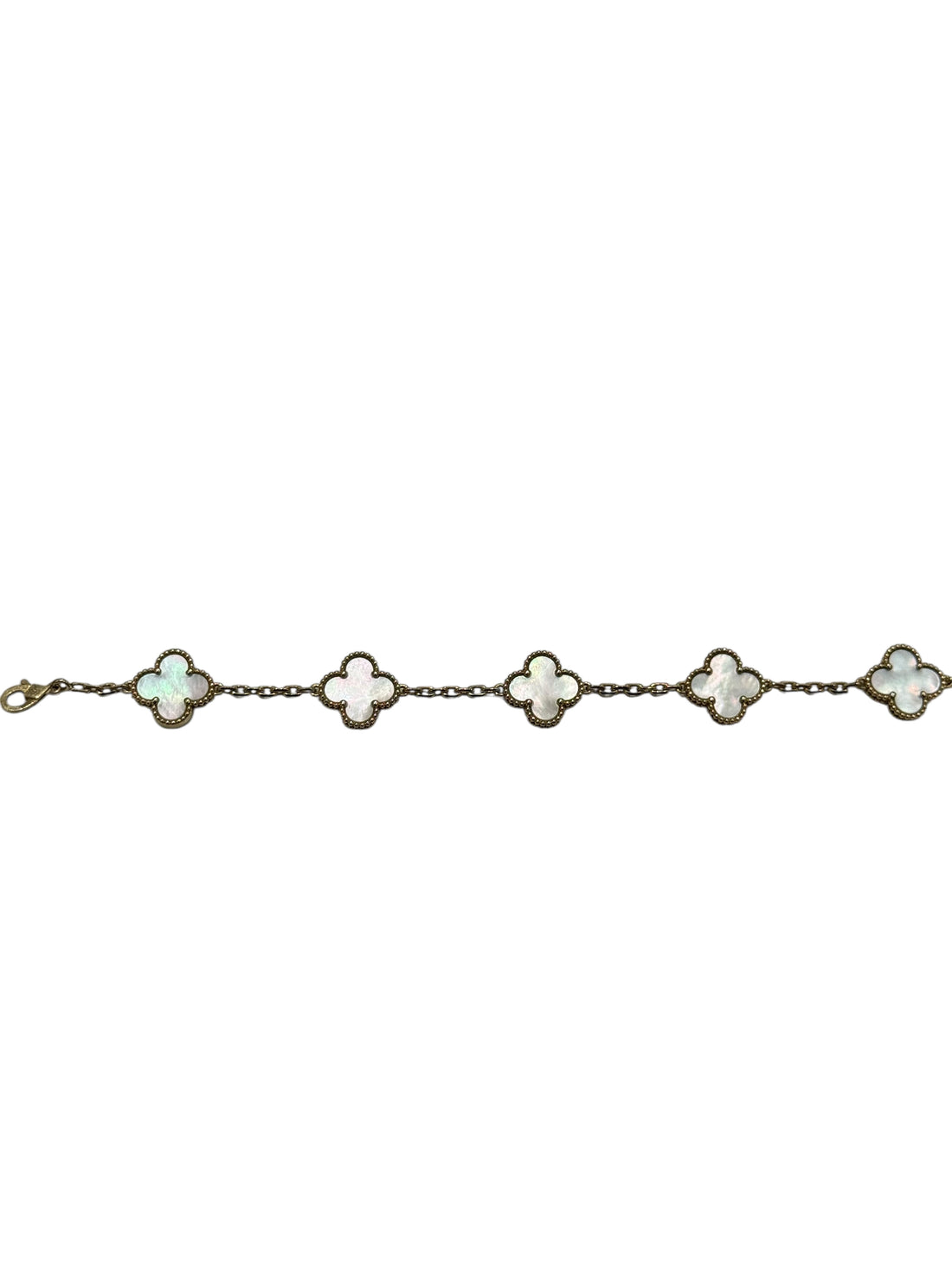Van Cleef - Bracelet Vintage Alhambra 5 motifs Nacre