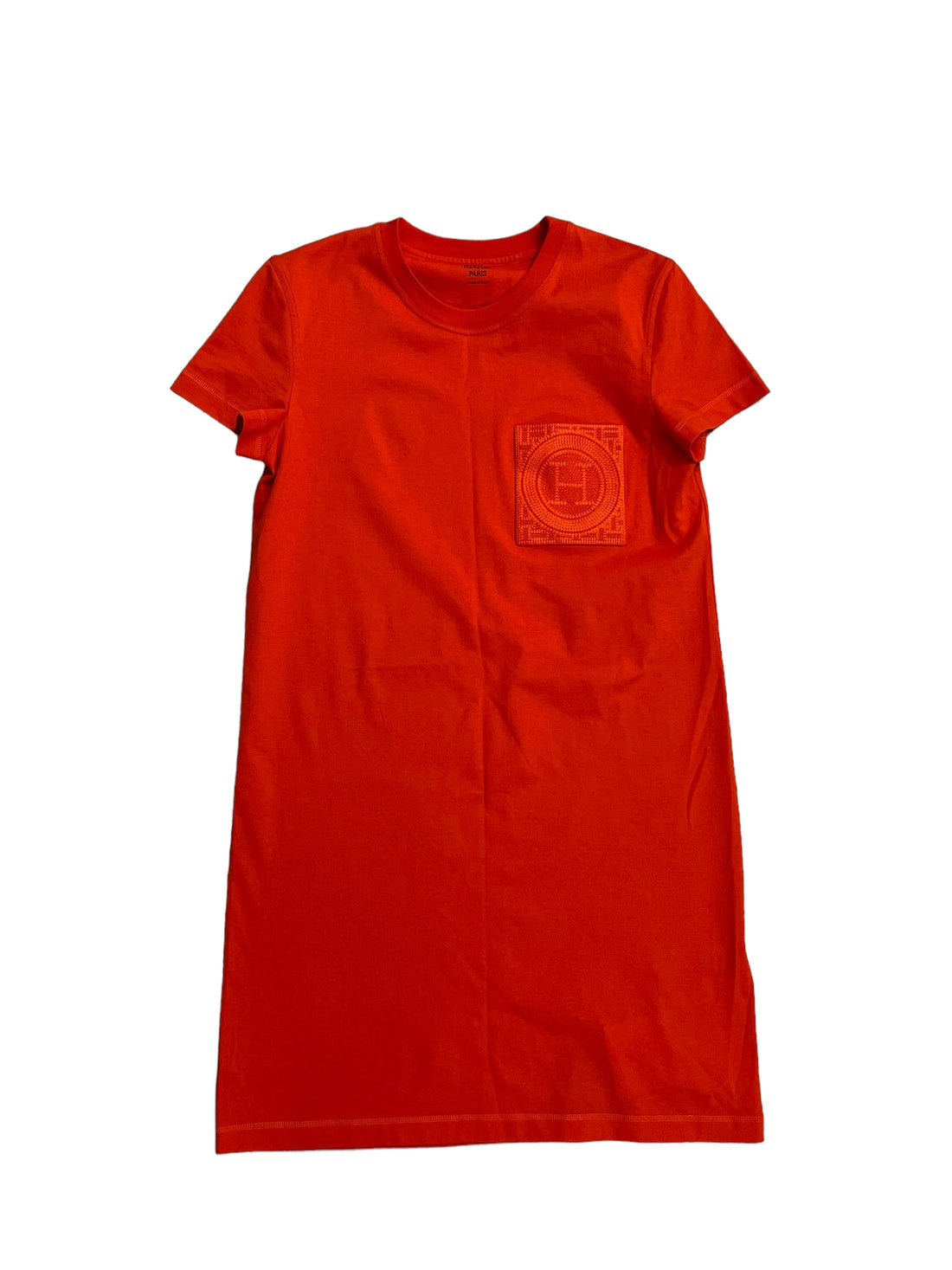 Hermès – Orangefarbenes Kleid