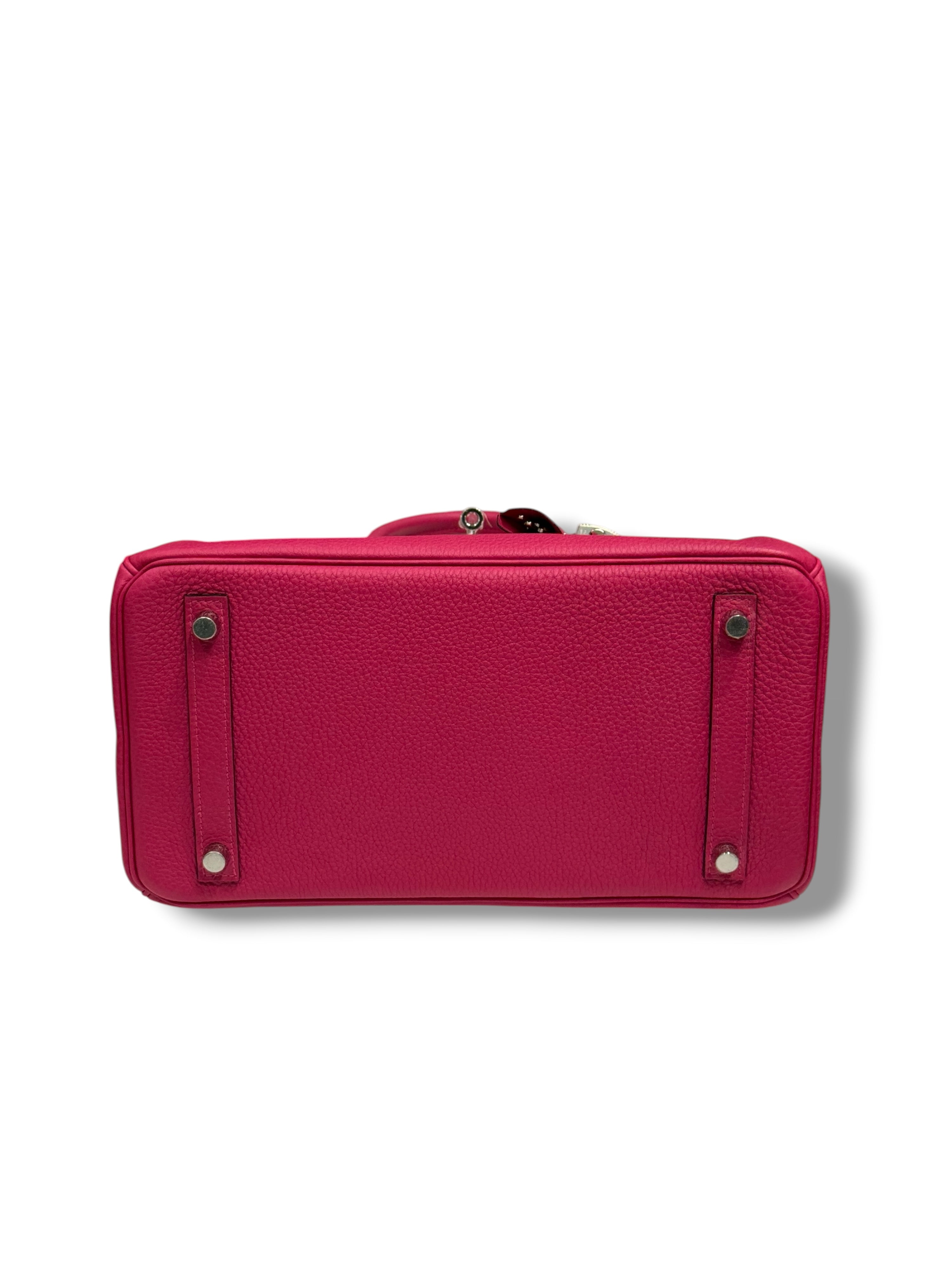 Hermès - Sac Birkin 30 Rose Mexico PHW