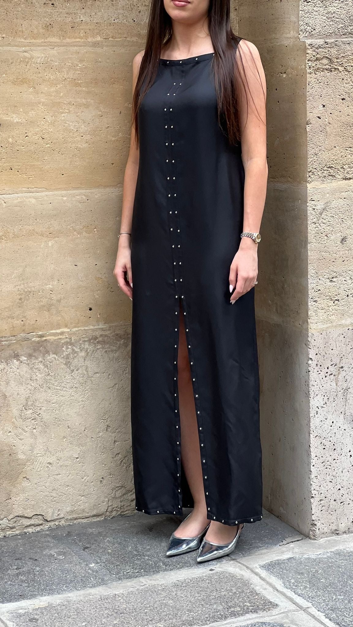 Hermès - Langes Kleid T.38