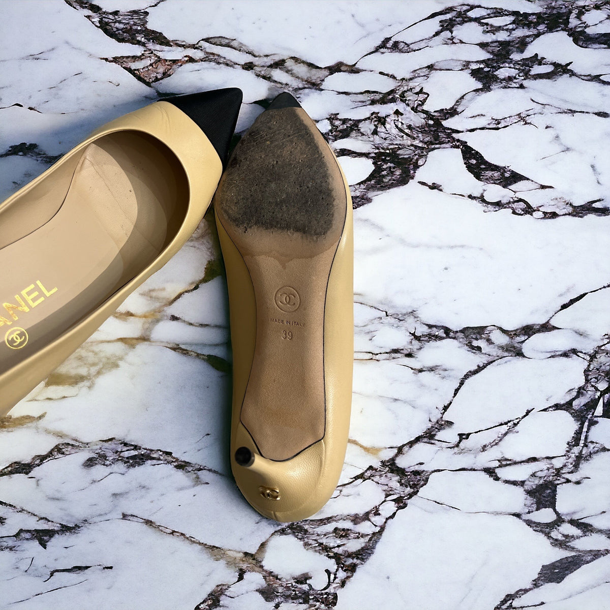 Chanel - Klassische Pumps T.39,5