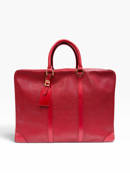 Louis Vuitton - Reise-Dokumentenmappe aus rotem Epi-Leder