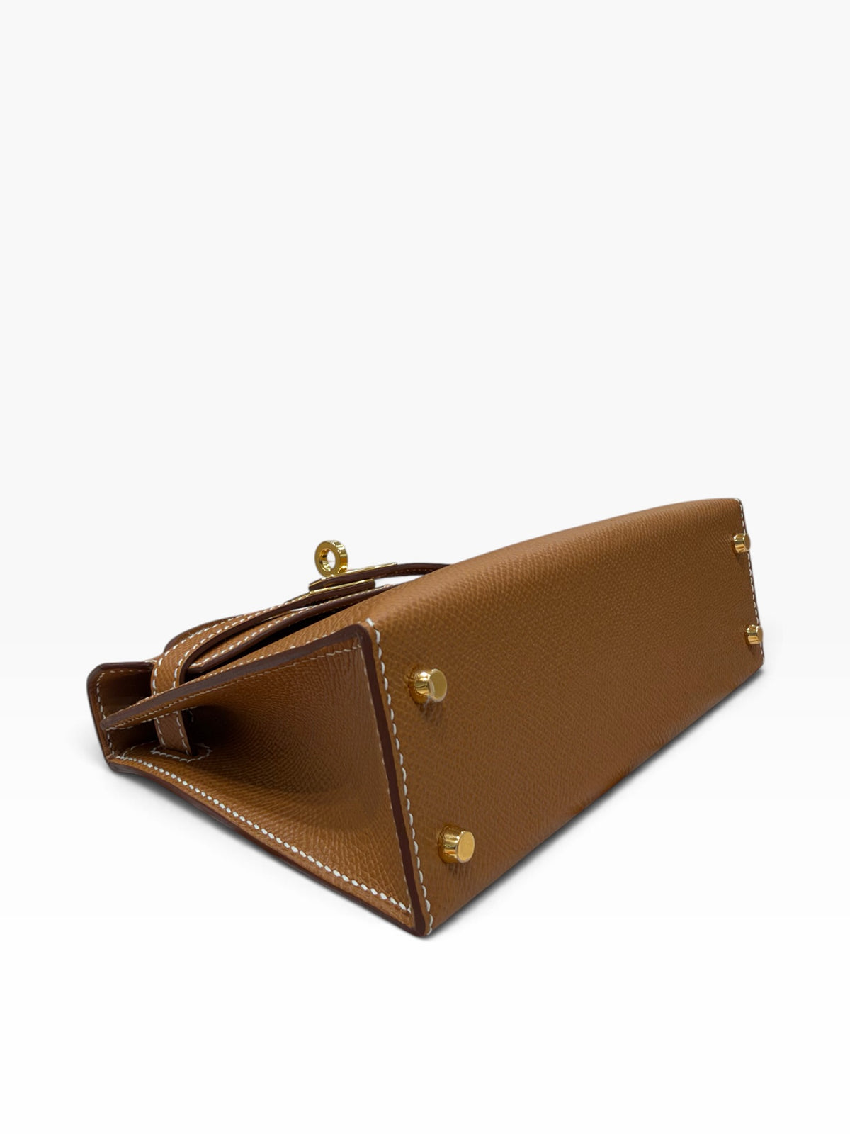 Hermès - Sac Mini Kelly II Sellier Epsom Gold GHW