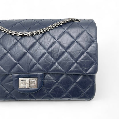 Chanel - Borsa 2.55 blu navy