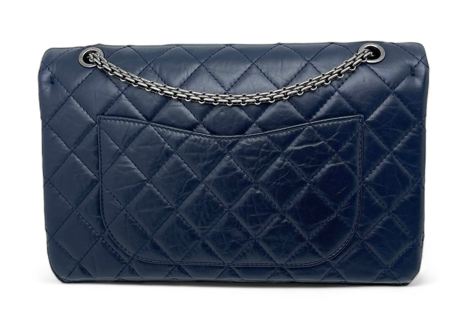 Chanel - Borsa 2.55 blu navy