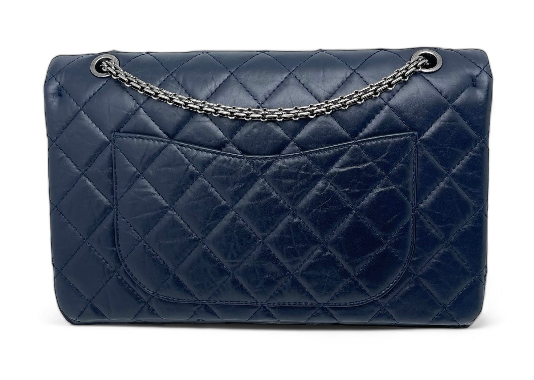 Chanel - Borsa 2.55 blu navy