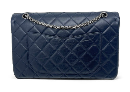 Chanel - Borsa 2.55 blu navy