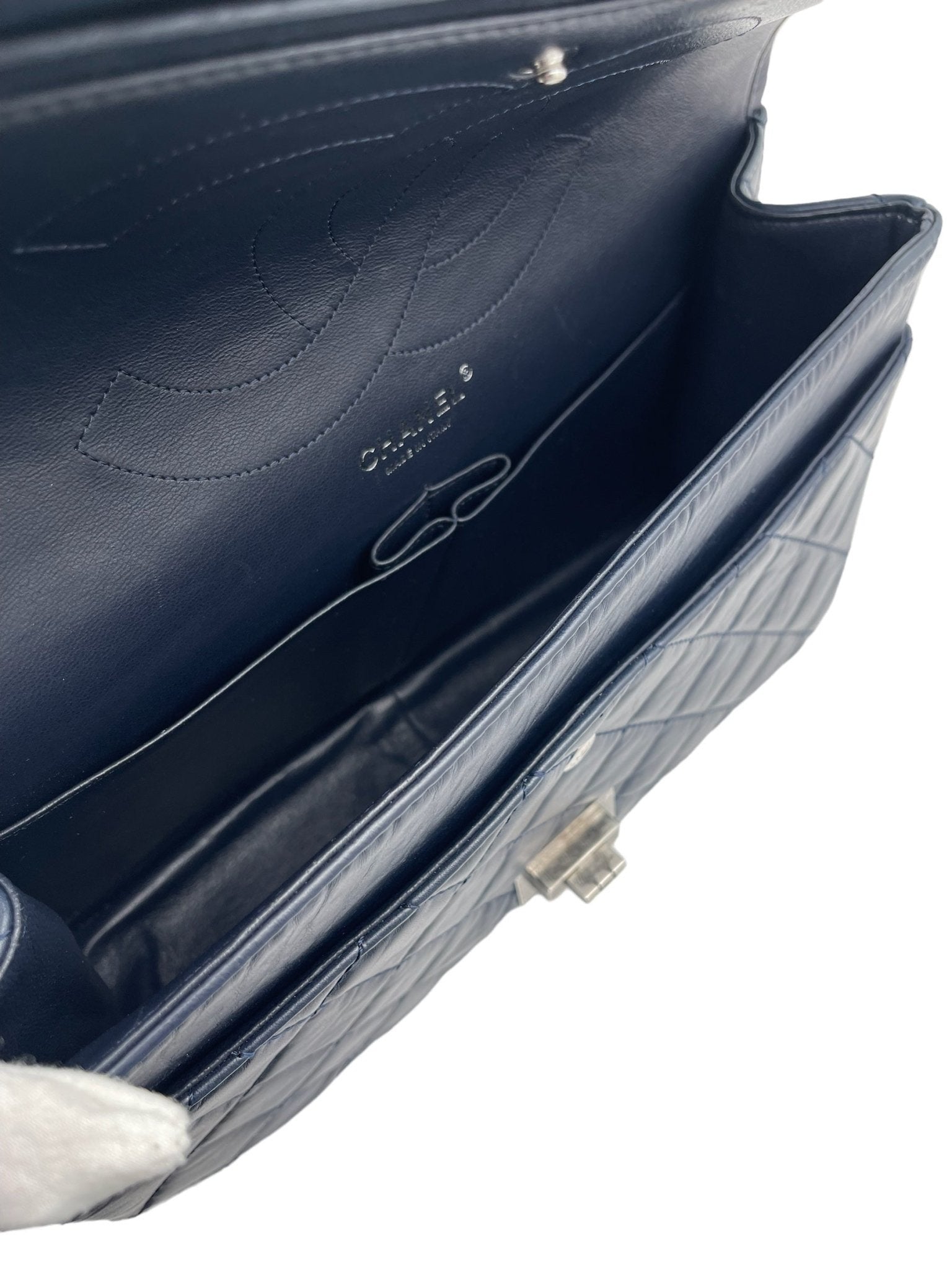 Chanel - Borsa 2.55 blu navy