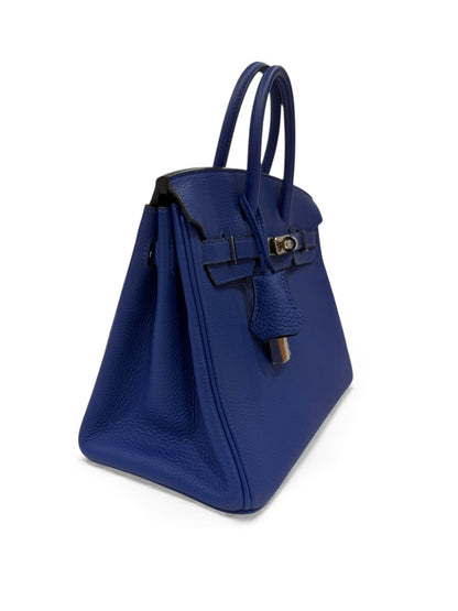 Hermès - Sac Birkin 25 bleu électrique