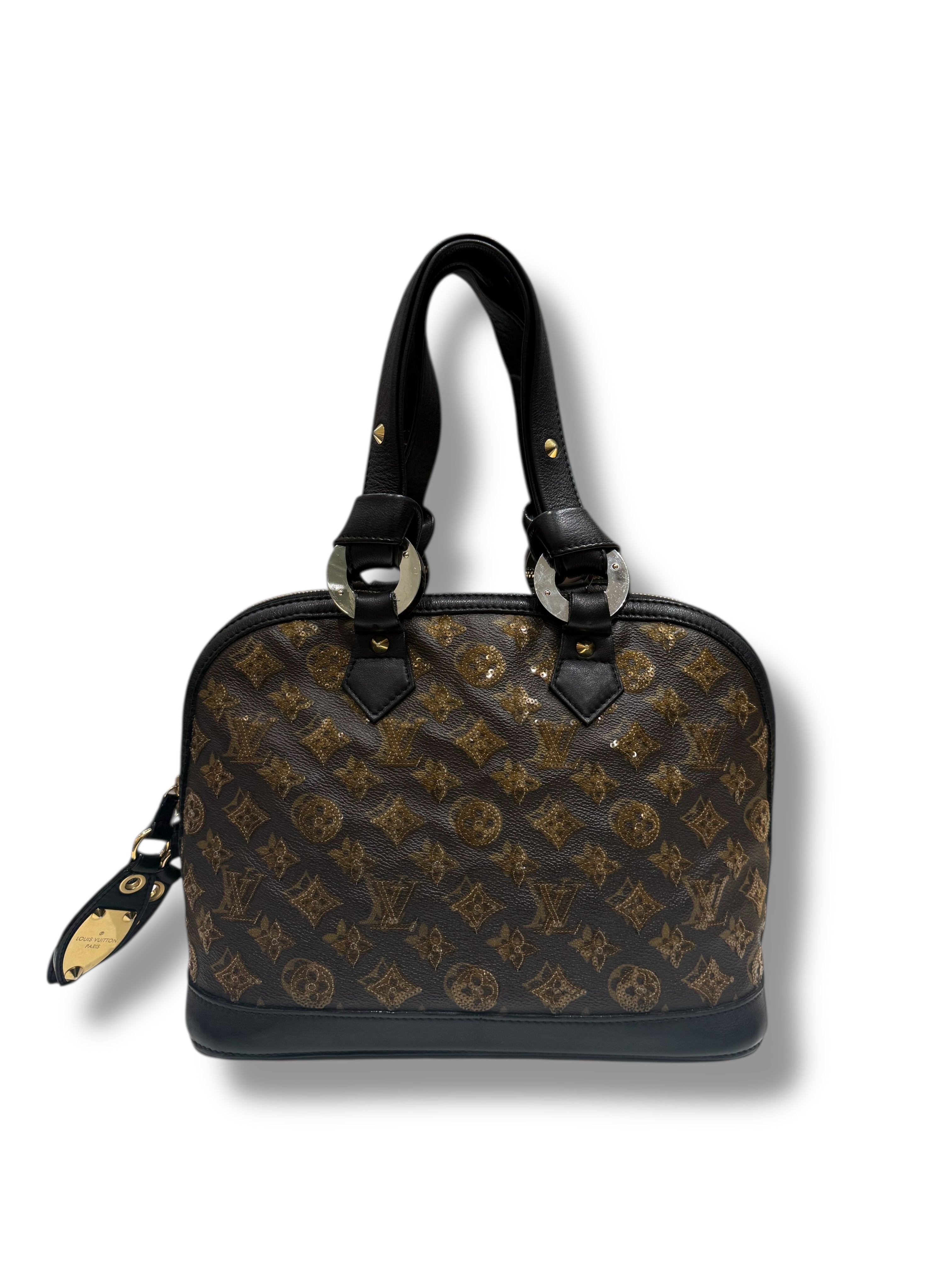 Louis Vuitton - Sac Alma MM monogramme paillettes