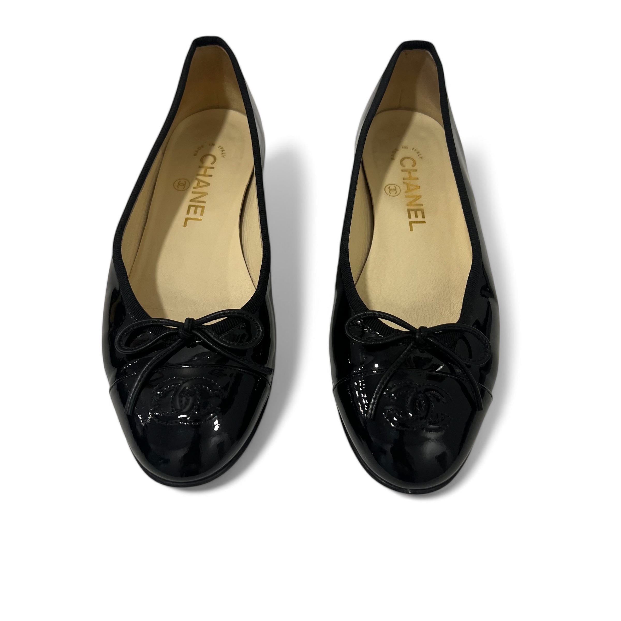 Chanel - Ballerines cuir vernis