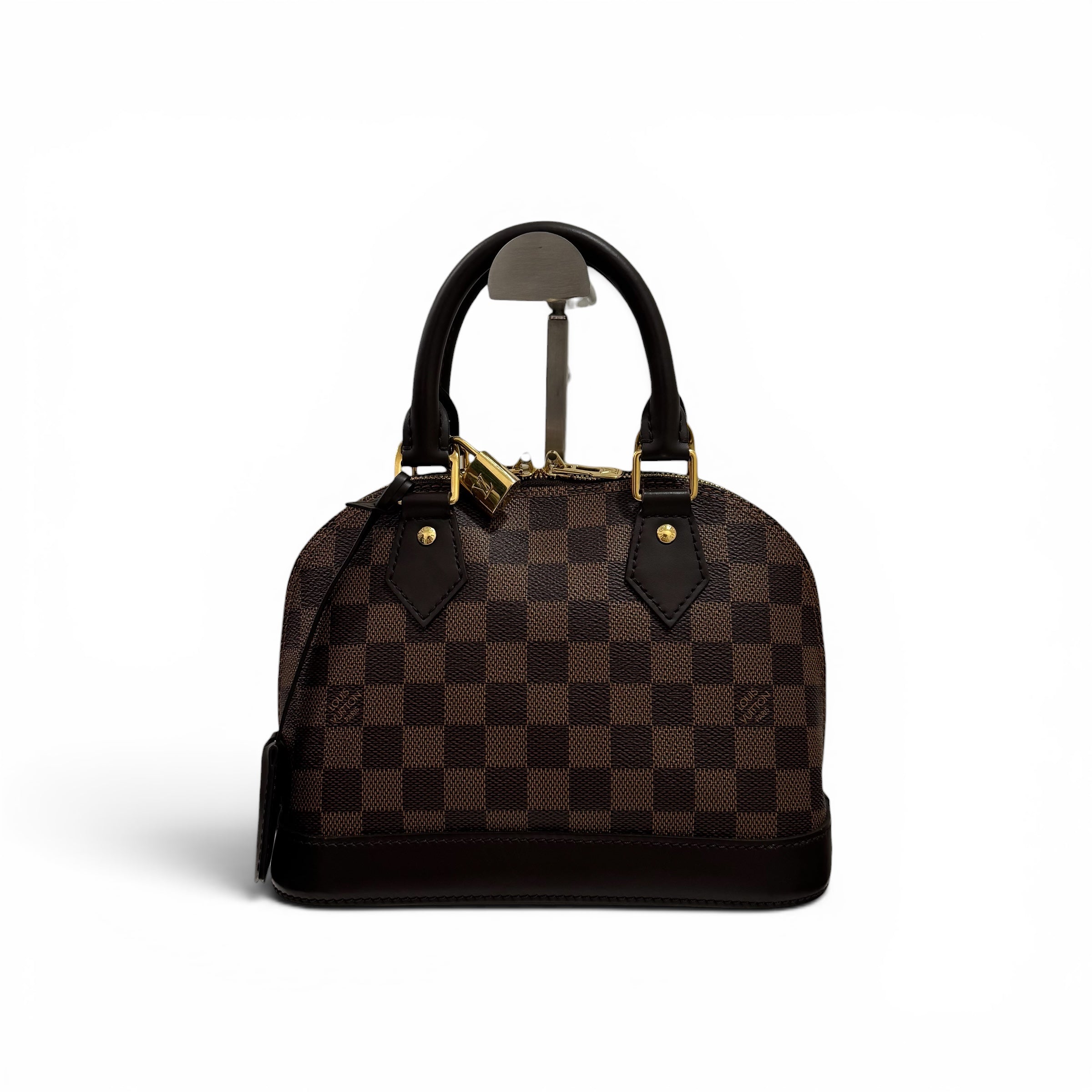 Louis Vuitton - Sac BB Alma damier ébène