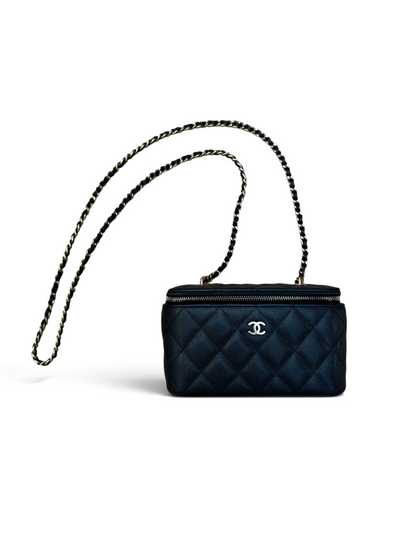 Chanel - Mini Vanity noir cuir caviar