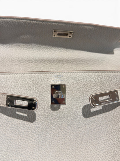 Hermès - Sac Kelly 25 Togo Béton