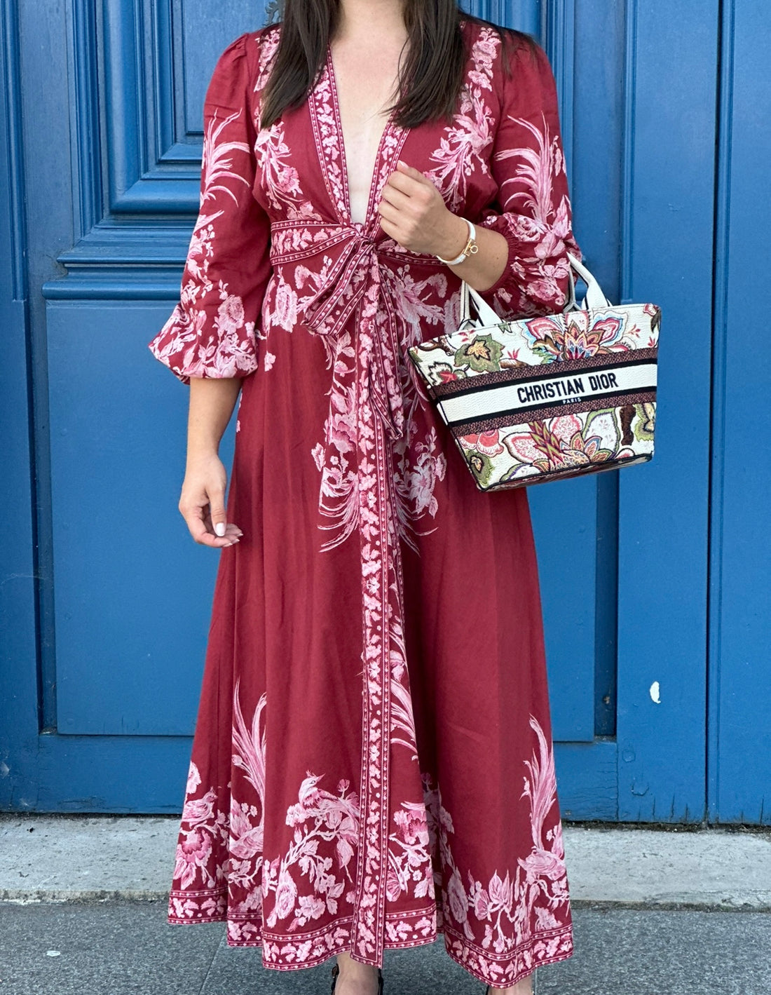 Dior - Tasche Panier Hut mit Stickerei Albero della