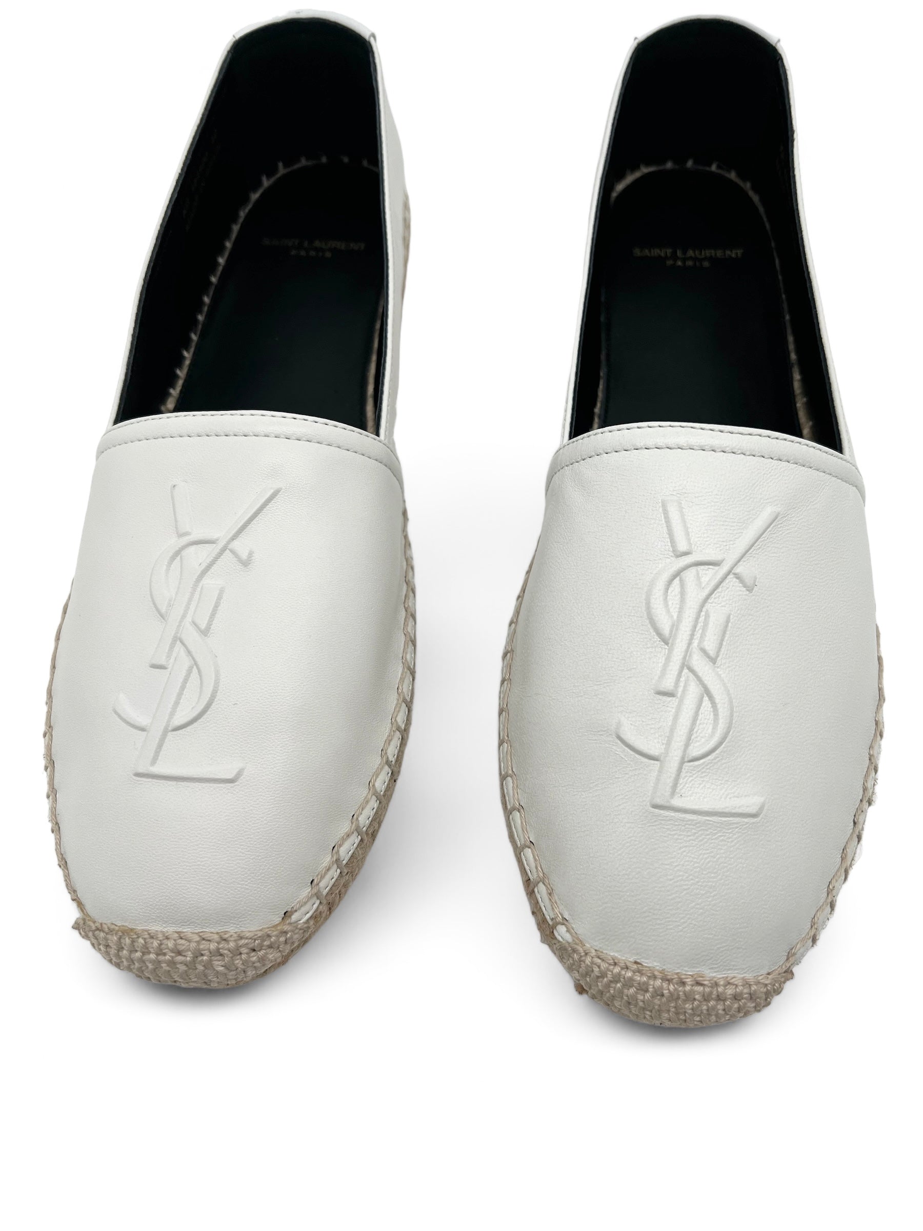 Saint laurent logo espadrille shop