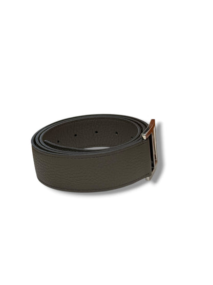 Hermès - Ceinture Nomade PHW Gris étain T100