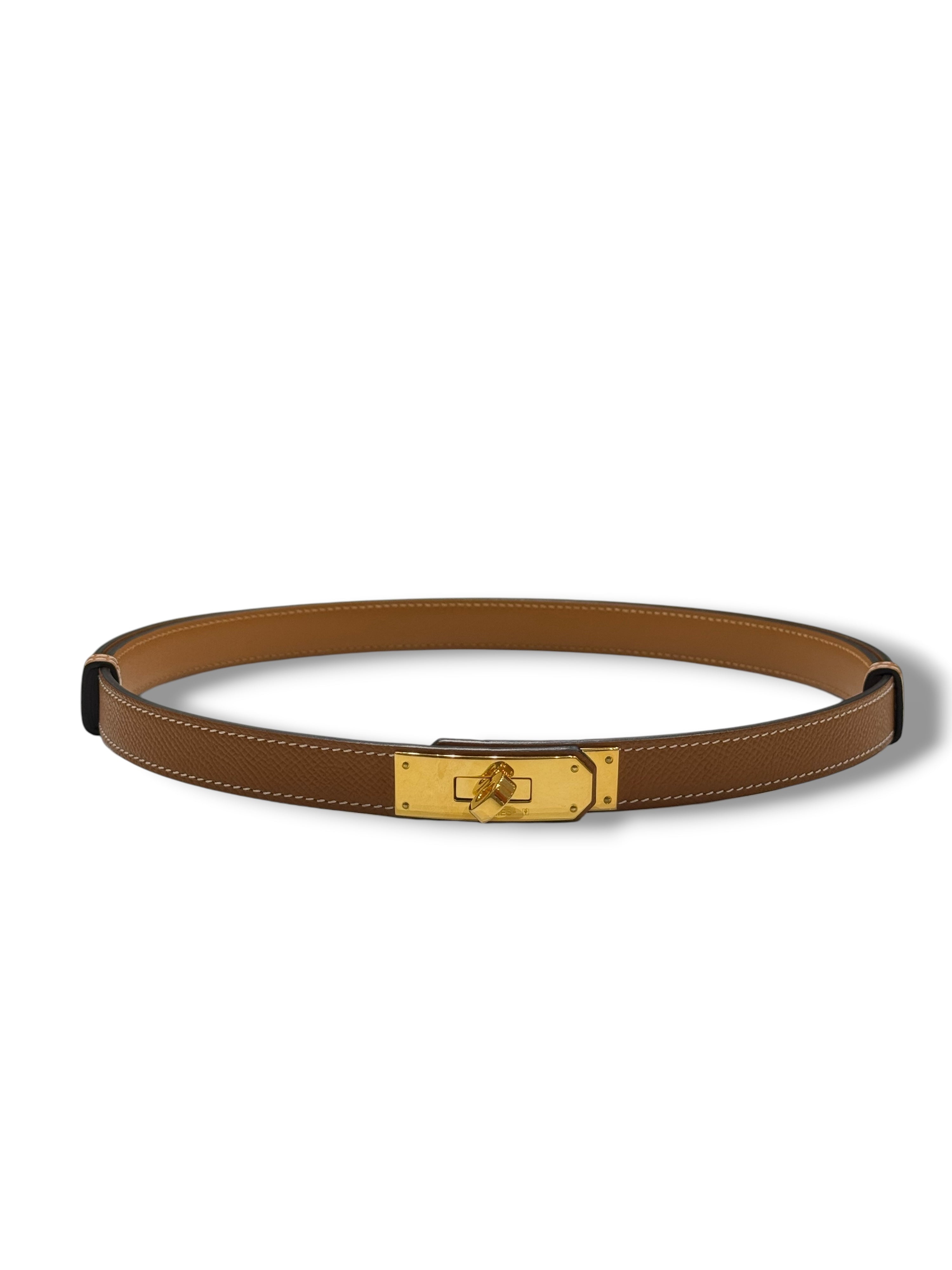 Hermès - ceinture Kelly Gold GHW