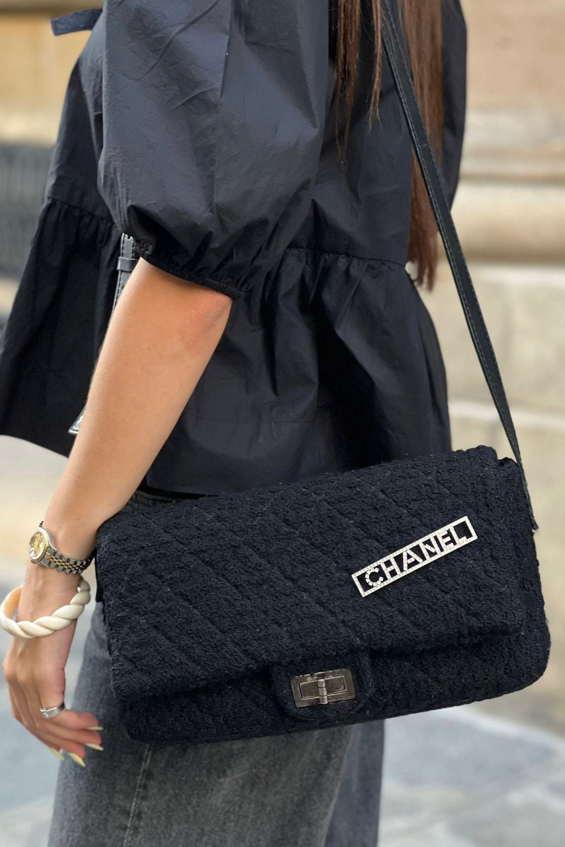 Chanel - Brosche mit Kristallen