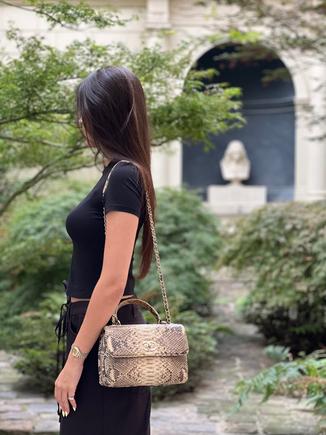 Chanel - Borsa Trendy Python