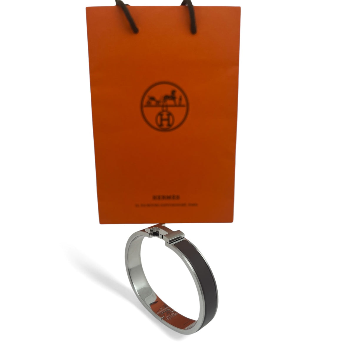 Hermès - Clic H Armband Braun TL