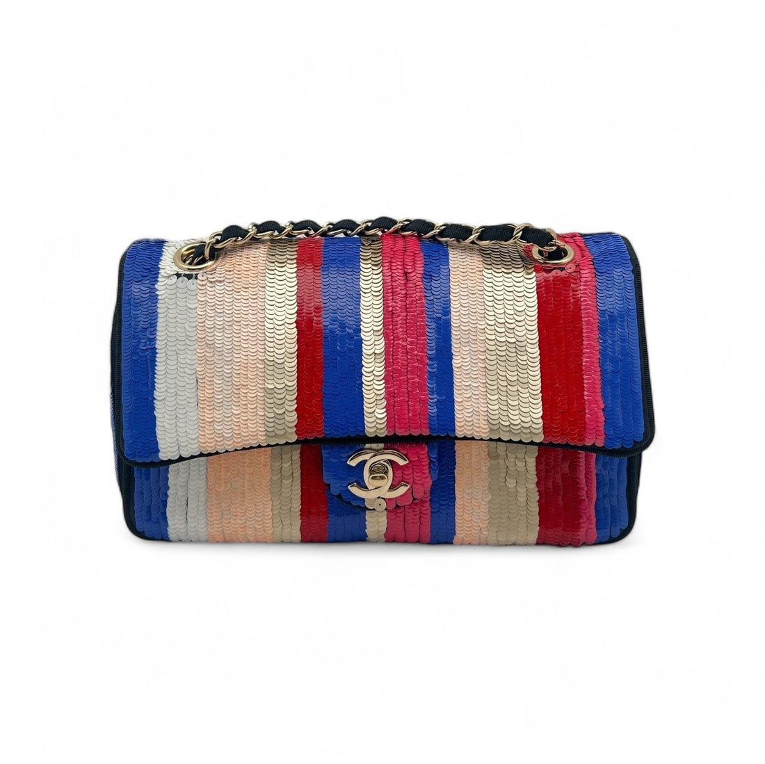 Chanel - Sac Timeless 25 double flap 11.12 à sequins