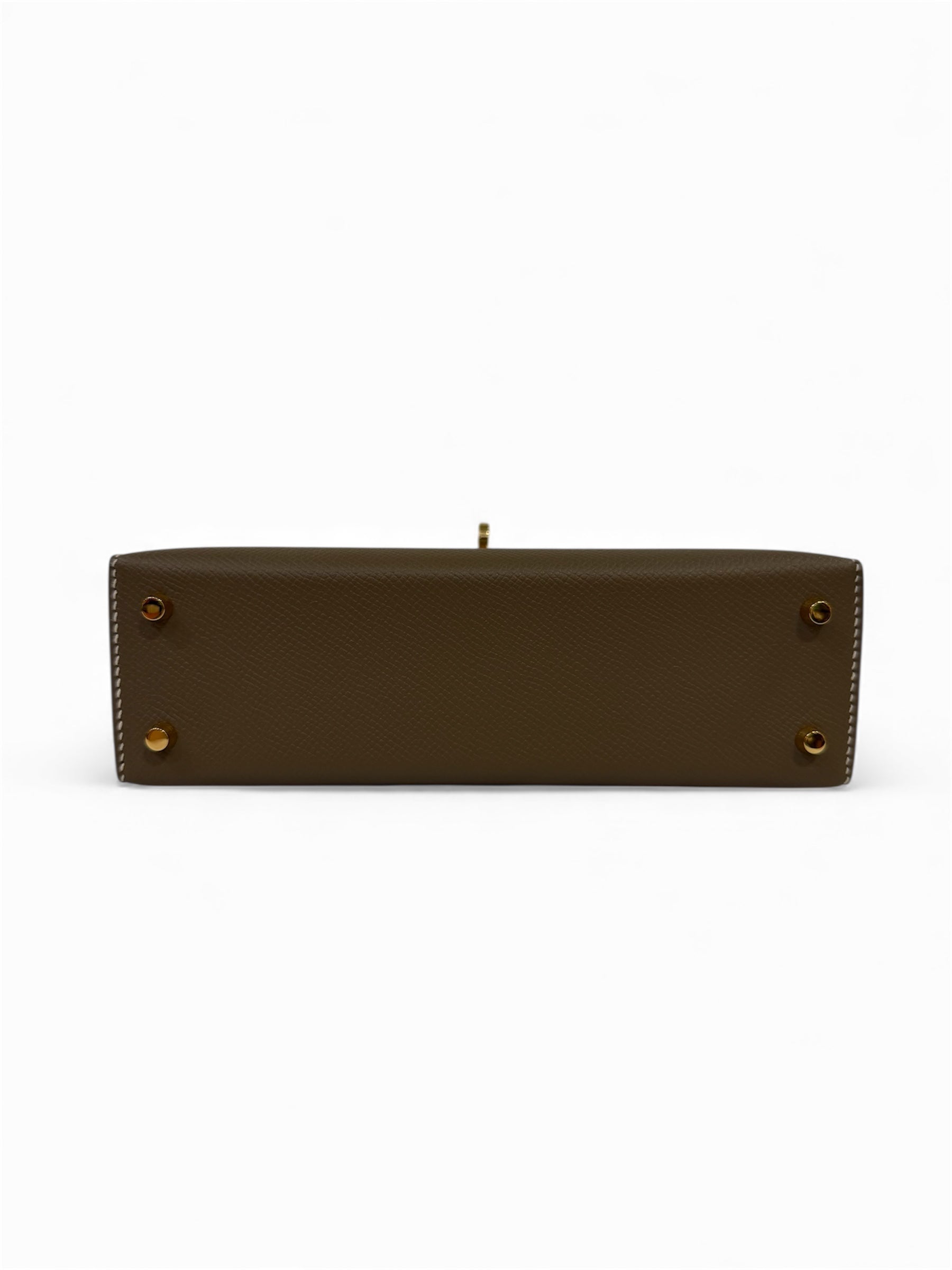 Hermès - Sac Kelly II sellier Mini Étoupe
