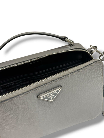 Prada - Sac Brique Gris marbre