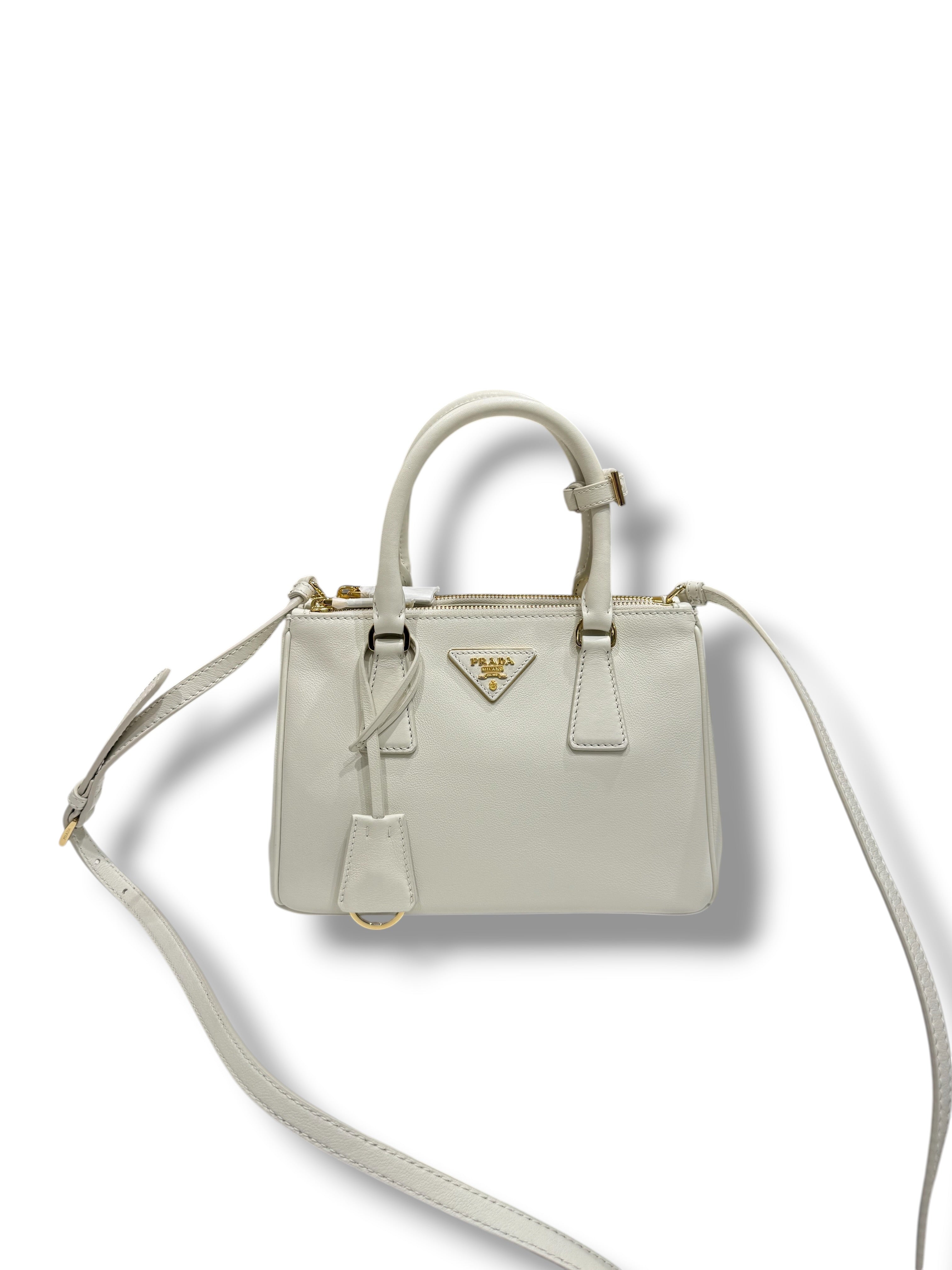 Prada - Sac Galleria Small Blanc
