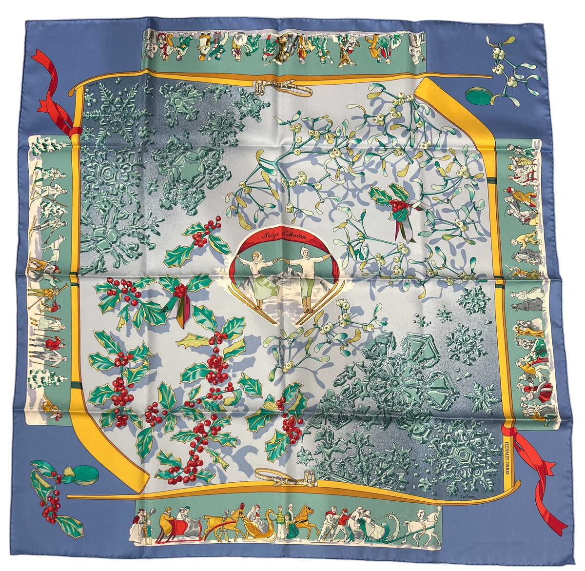 Hermès - 90 Scarves « Neige d’Antan »