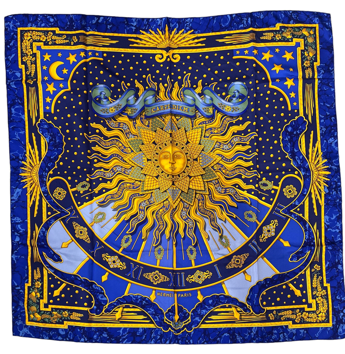 Hermès - Foulard 90 « Carpe Diem »
