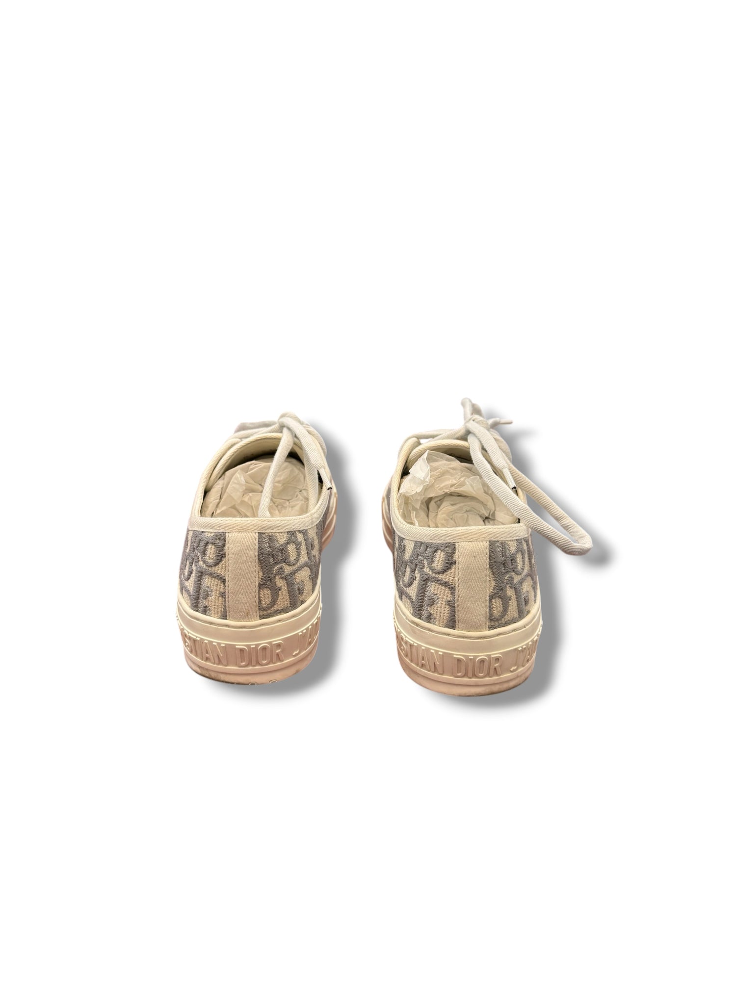 Dior - Sneakers Walk’n’Dior oblique gris T35,5