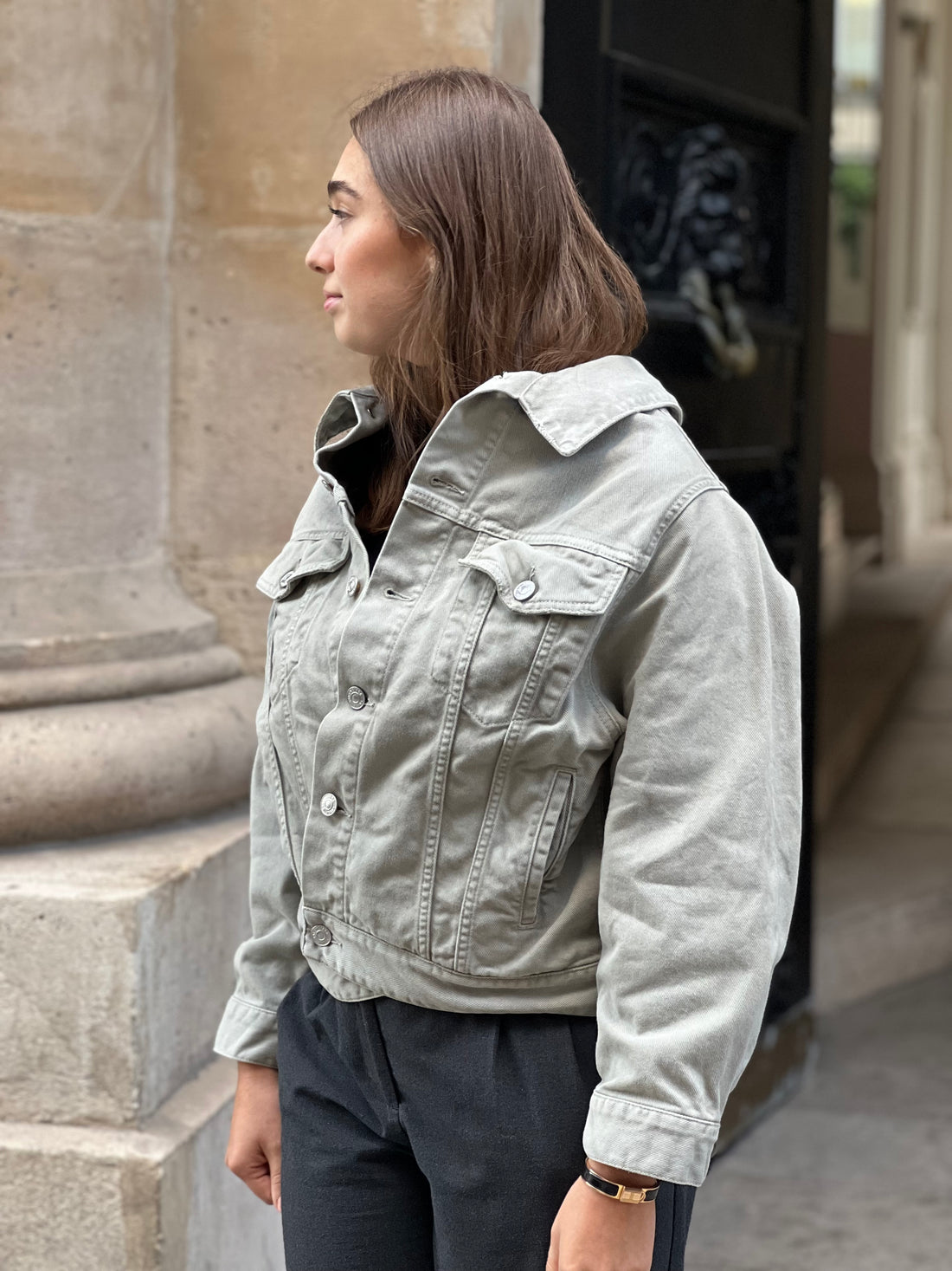 Balenciaga - Veste en jeans T38