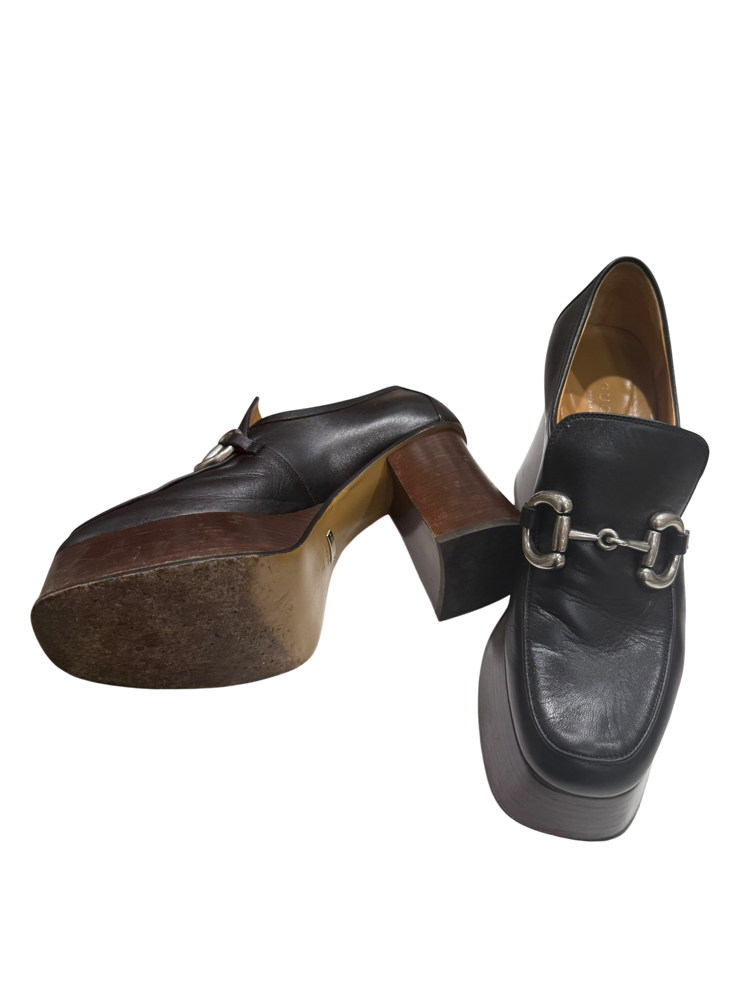 Gucci - Mocassins Horsebit à Plateforme T37 | Les Folies d&