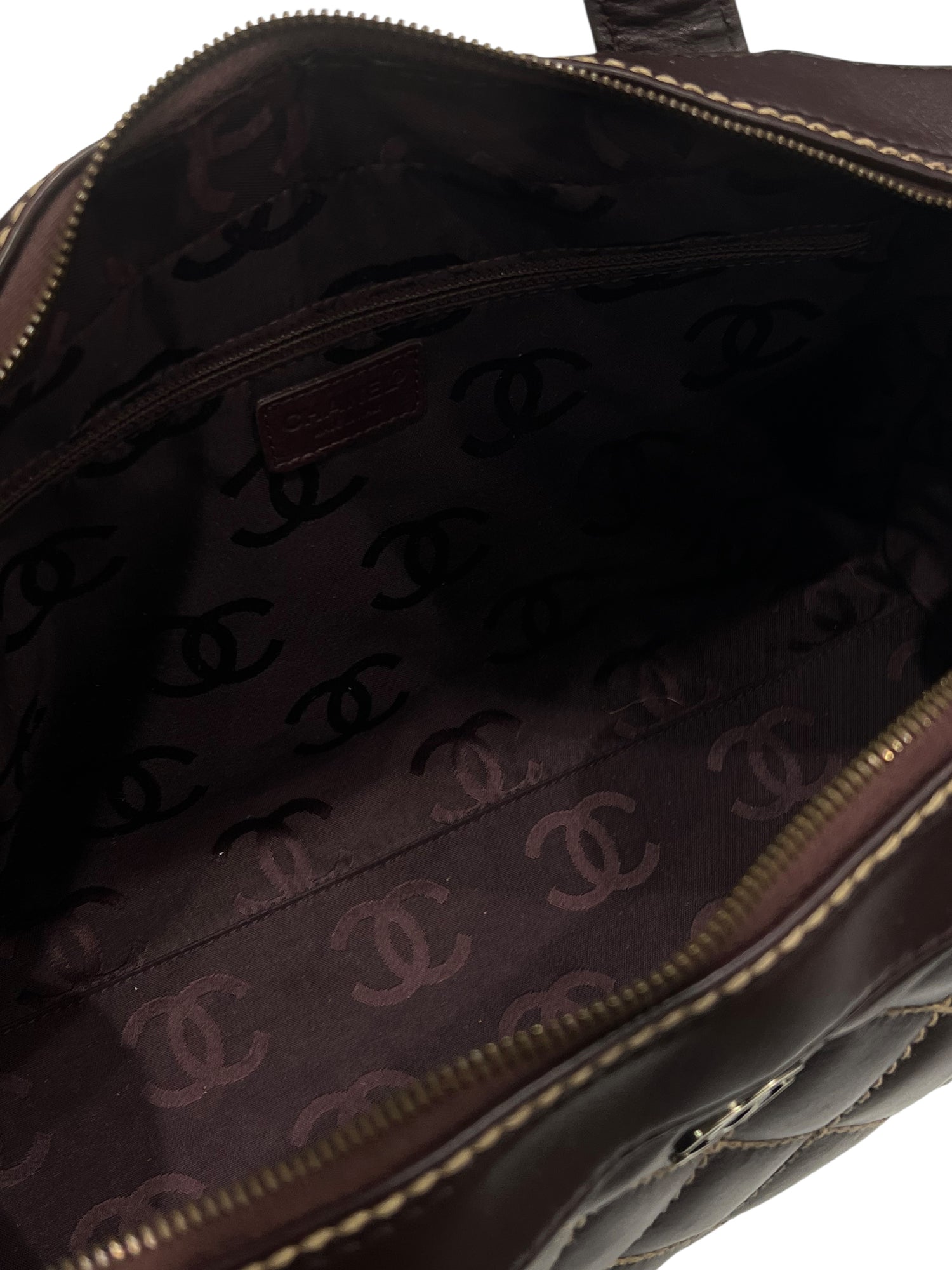 Sac Chanel -  Cuir Marron Wild Stitch | Les Folies d’Eugénie