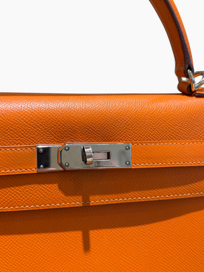 Hermès - Sac Kelly 32 orange