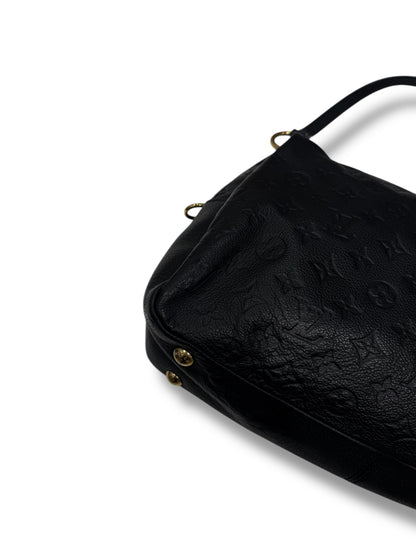 Louis Vuitton - Sac Ponthieu cuir empreintes noir