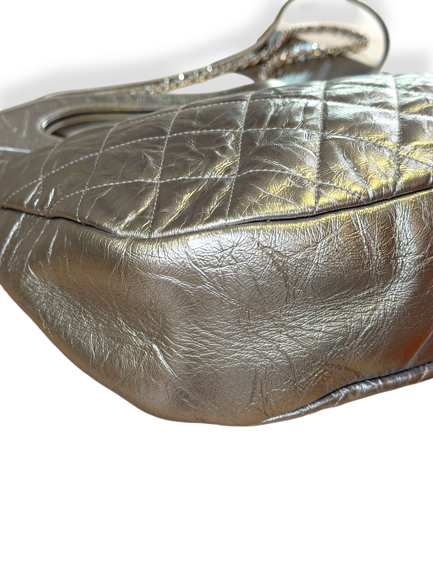 Chanel - Sac Hobo Argenté | Les Folies d’Eugénie