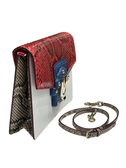 Dolce Gabbana - sac lucia bleu blanc rouge