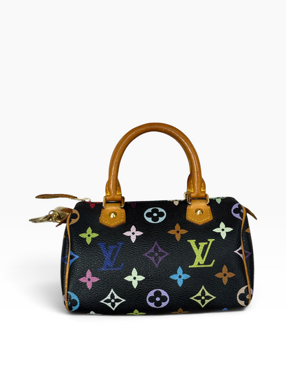 Louis Vuitton - Sac mini Speedy Murakami