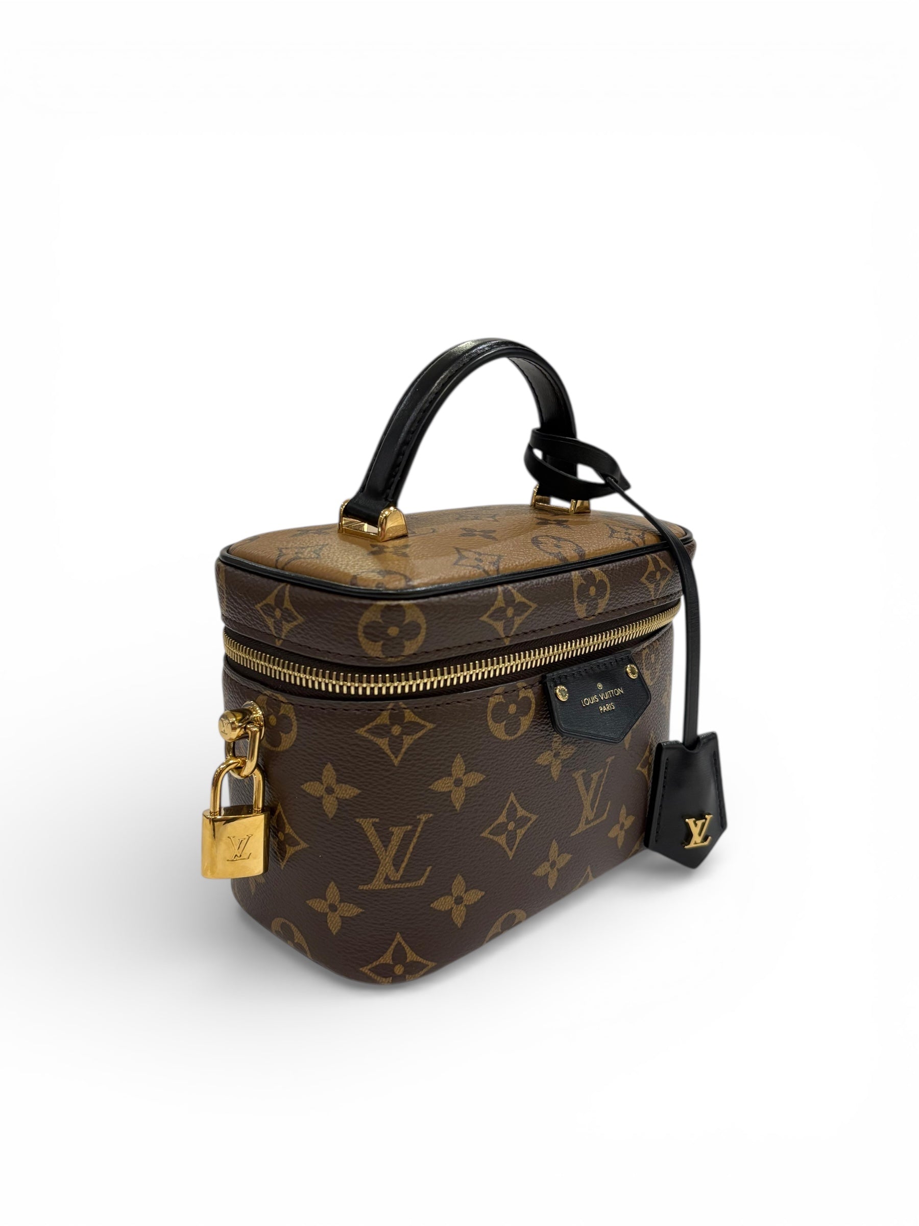 Louis Vuitton - Sac Vanity PM toile Monogram Reverse
