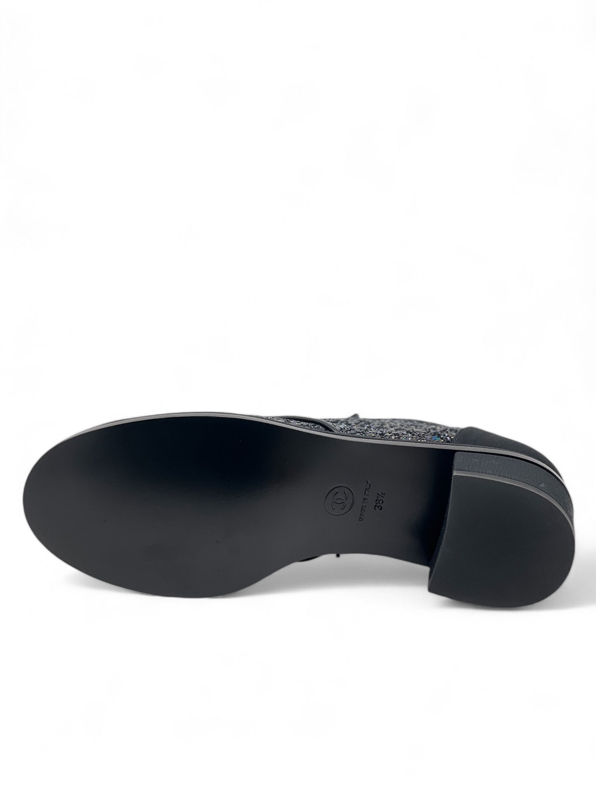 Chanel - Pailletten Mokassins T38,5