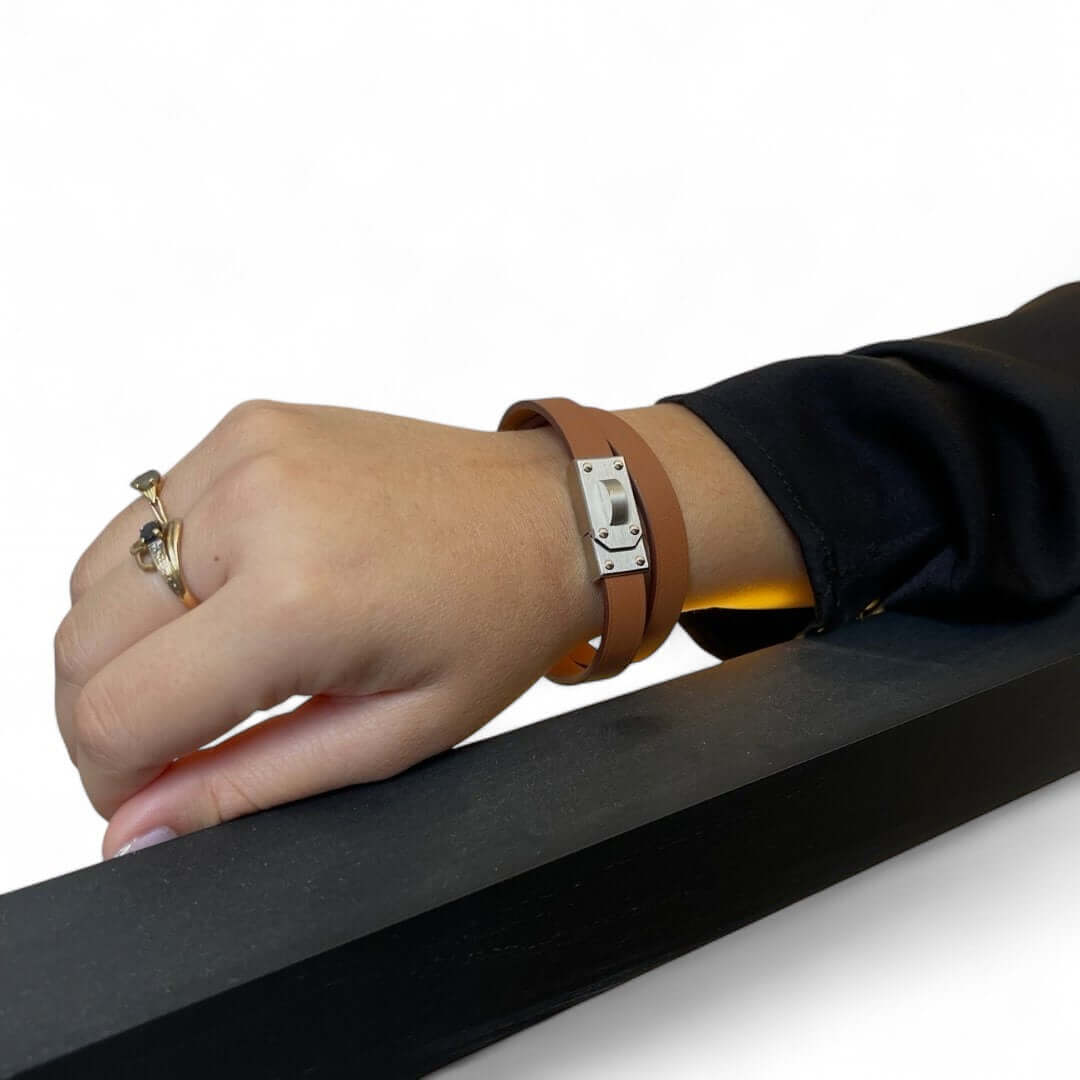 Hermès - Bracelet double tour