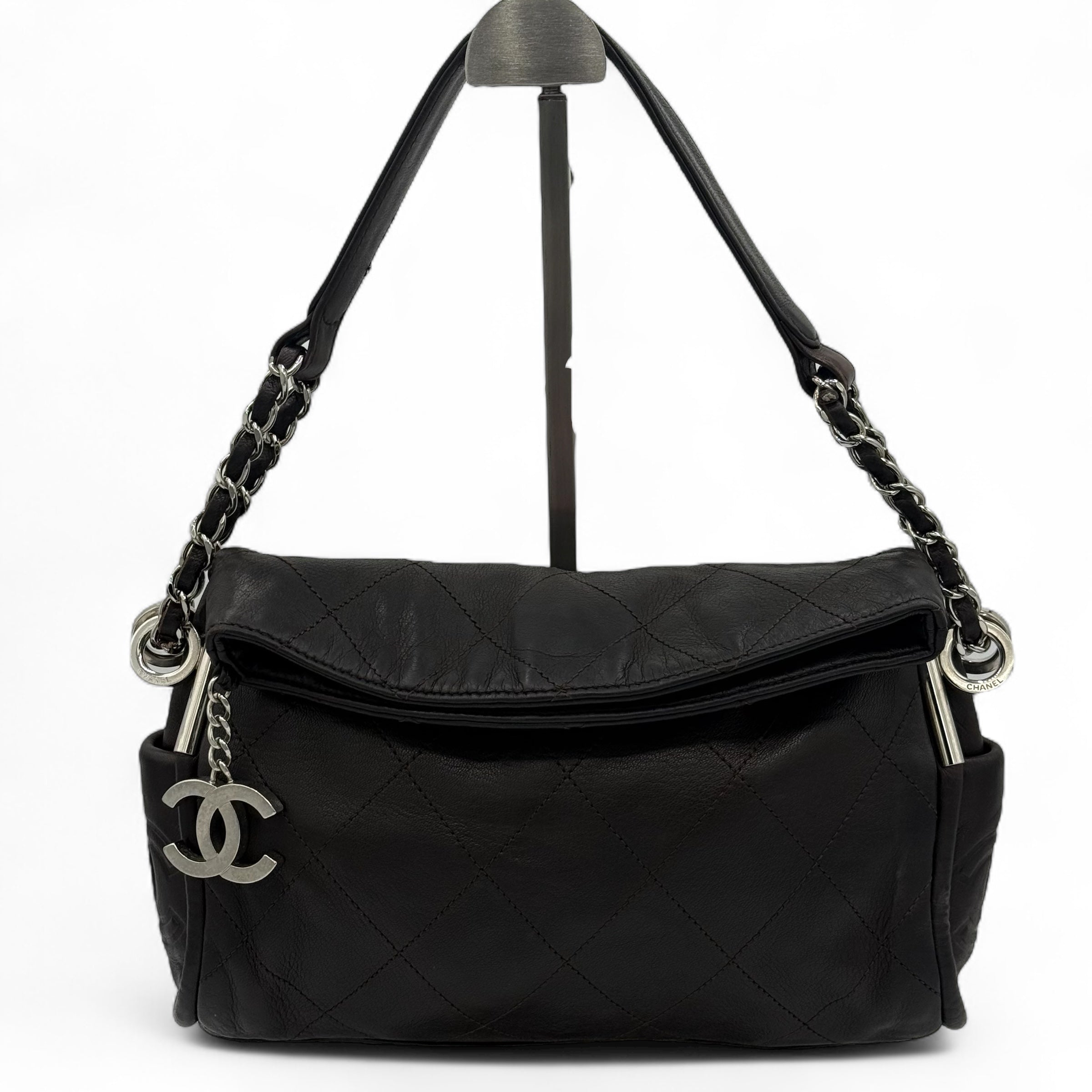 Chanel - Sac à main en cuir marron