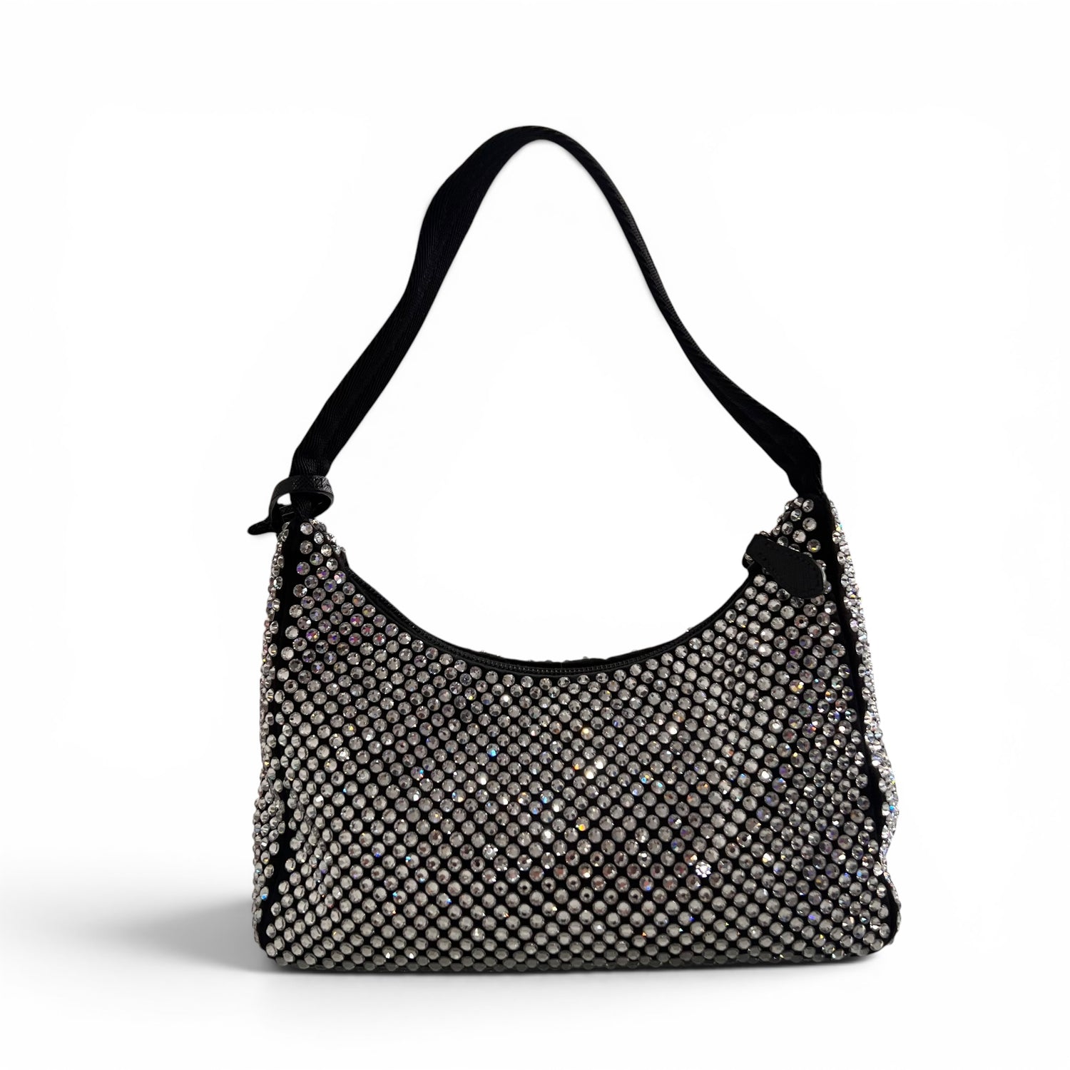 Prada - Sac ré-édition 2000 à strass