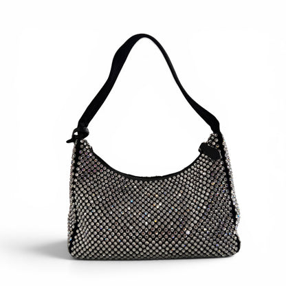 Prada - Sac ré-édition 2000 à strass