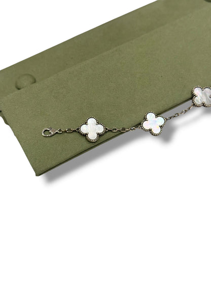 Van Cleef - Bracelet Vintage Alhambra 5 motifs Nacre