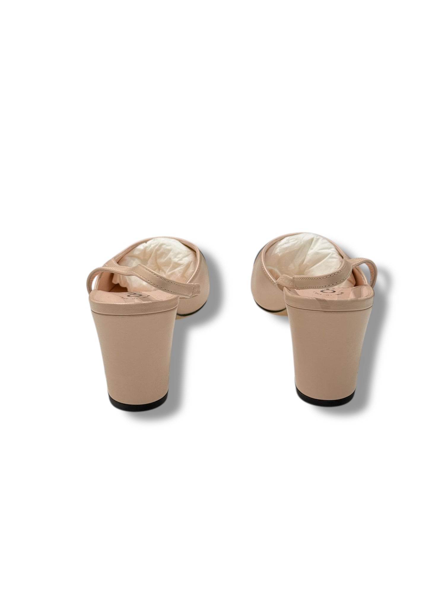 Chanel - Slingback rose nude T41